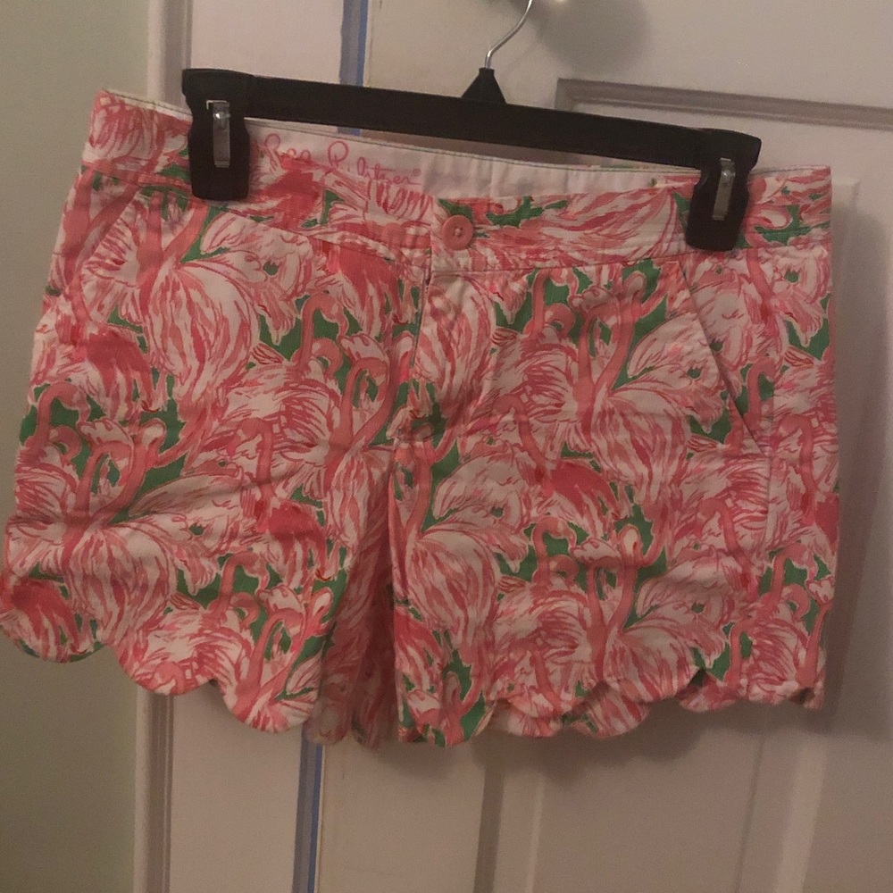 Lilly Pulitzer shorts in Palmetto Flamingo size 0